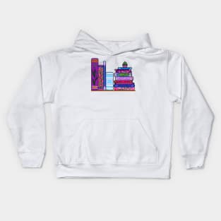 Bisexual Bookshelf Kids Hoodie